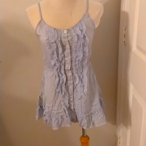 Funky People Tops - Funky People Ruffled Top - size s